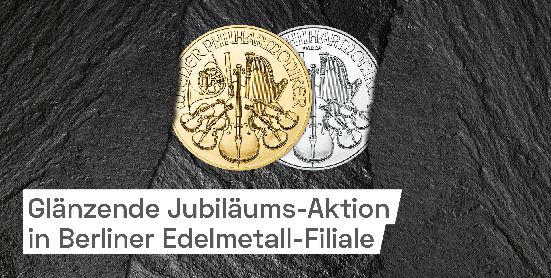 Glänzende Geburtstags-Aktion der Berliner Edelmetall-Filiale: Gold kaufen und Silber gratis dazu erhalten
