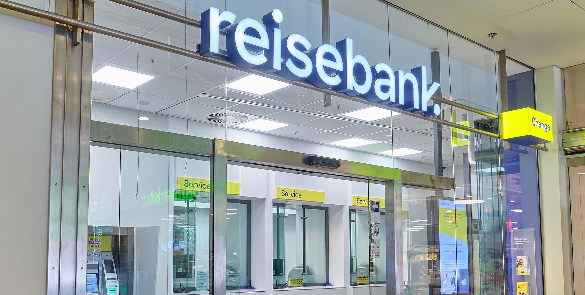 Immer gut erreichbar: die Filialen der Reisebank