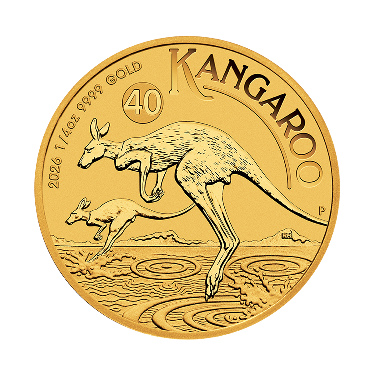 1/4 oz Australien Känguru Goldmünze | Reisebank
