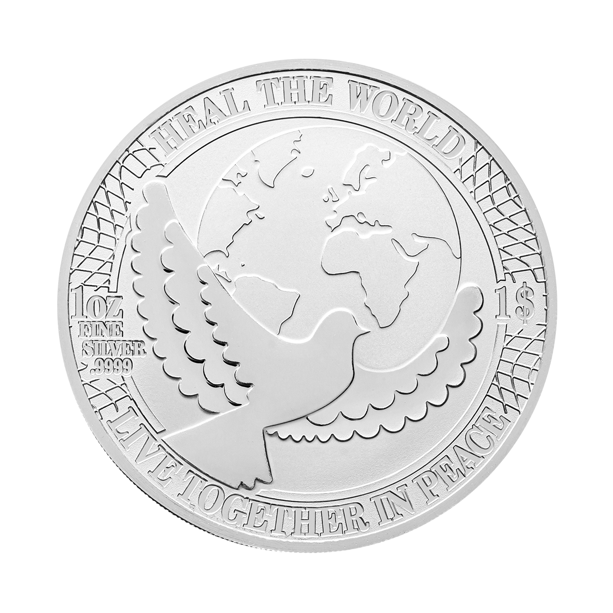 Heiliges Licht 1oz Silber Farbmünze, Münze Arverni