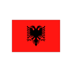 Nationalflagge von Albanien
