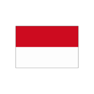 Nationalflagge von Indonesien