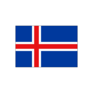 Nationalflagge von Island