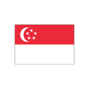 Nationalflagge von Singapur