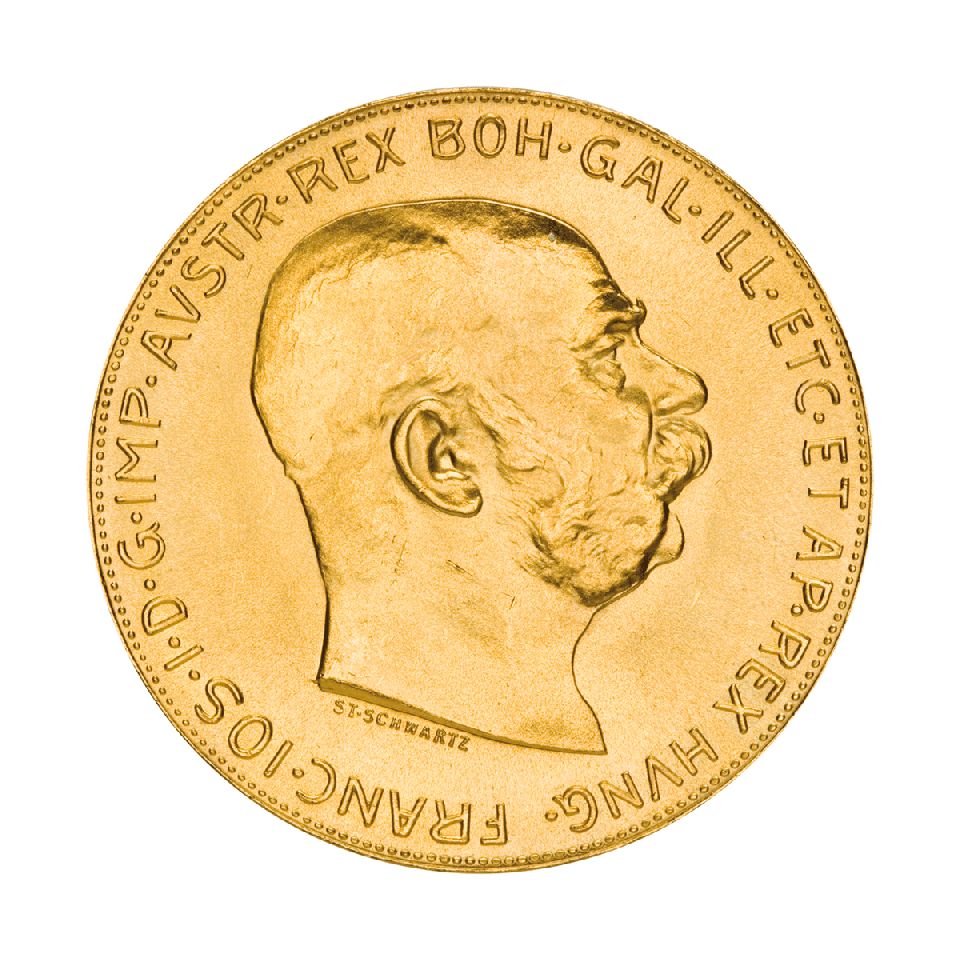 100 Kronen Österreich Goldmünze