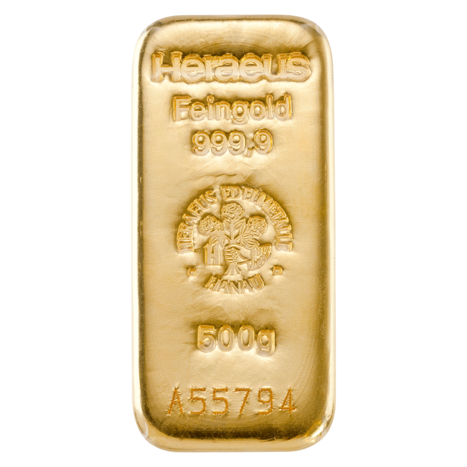 500 g Goldbarren