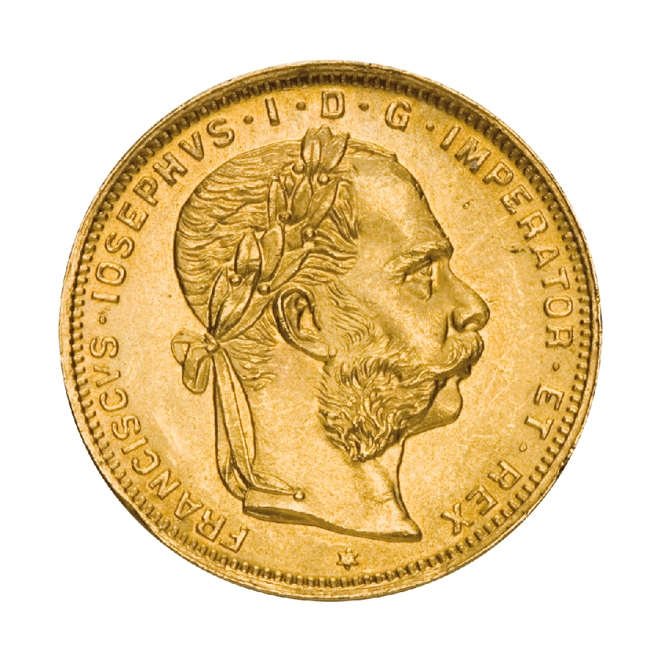 8 Florin Österreich Goldmünze