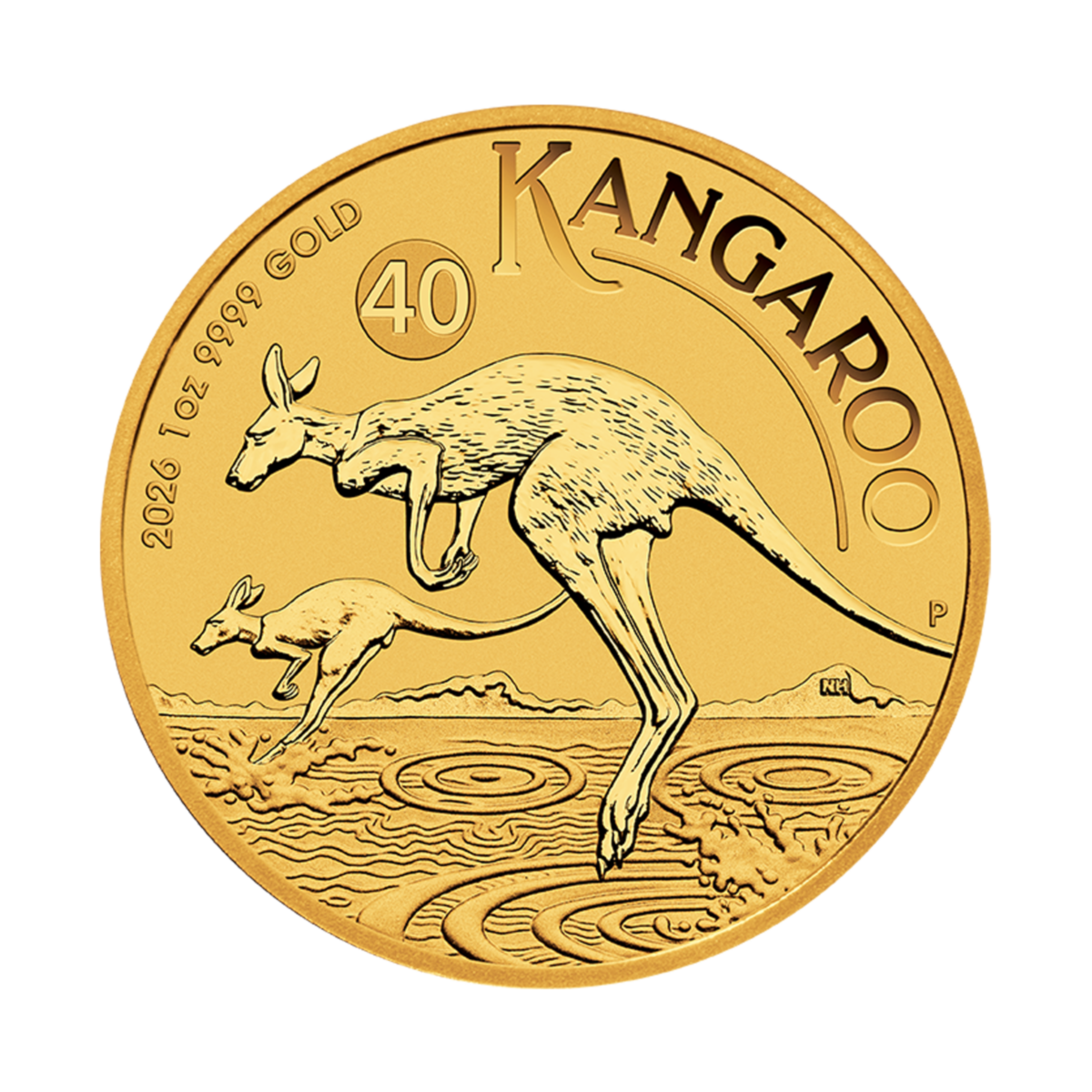 1 oz Nugget Känguru Goldmünze