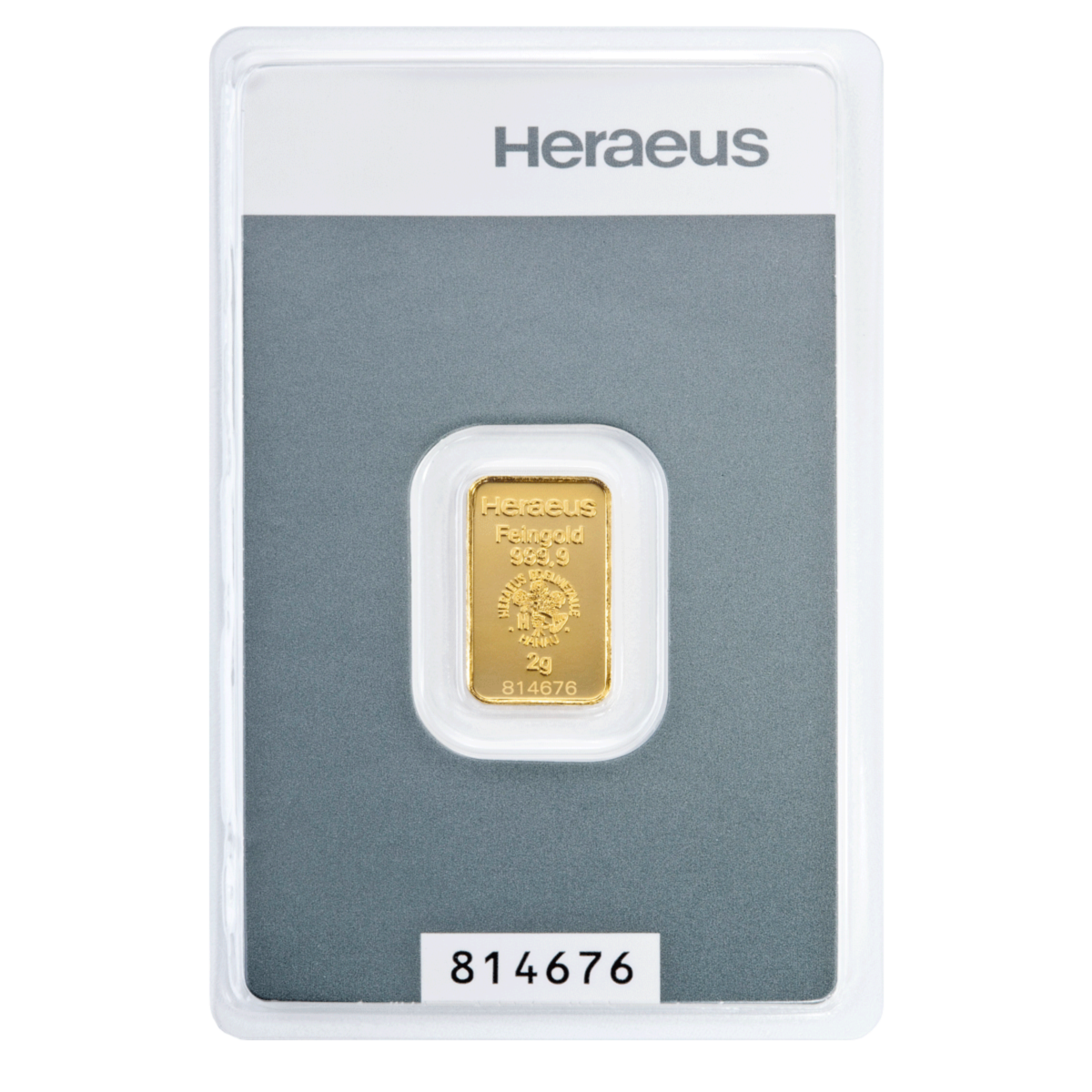 2 g Gold Kinebarren