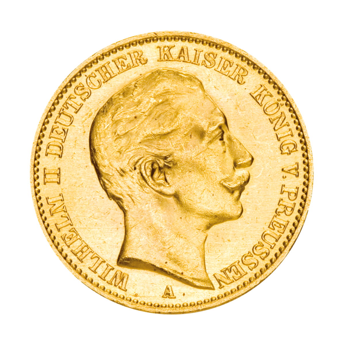 20 Mark Preussen Wilhelm II Goldmünze