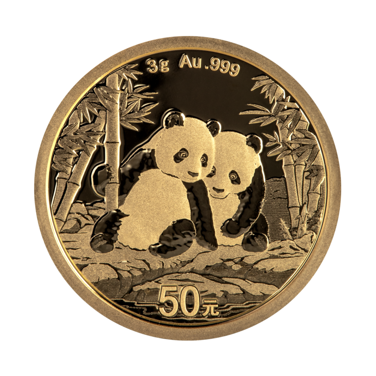 3 g China Panda Goldmünze