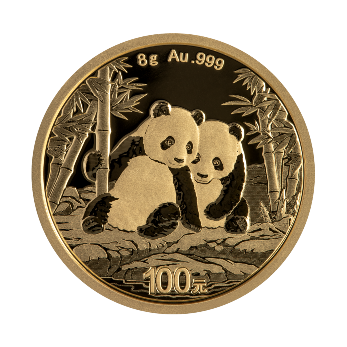 8 g China Panda Goldmünze