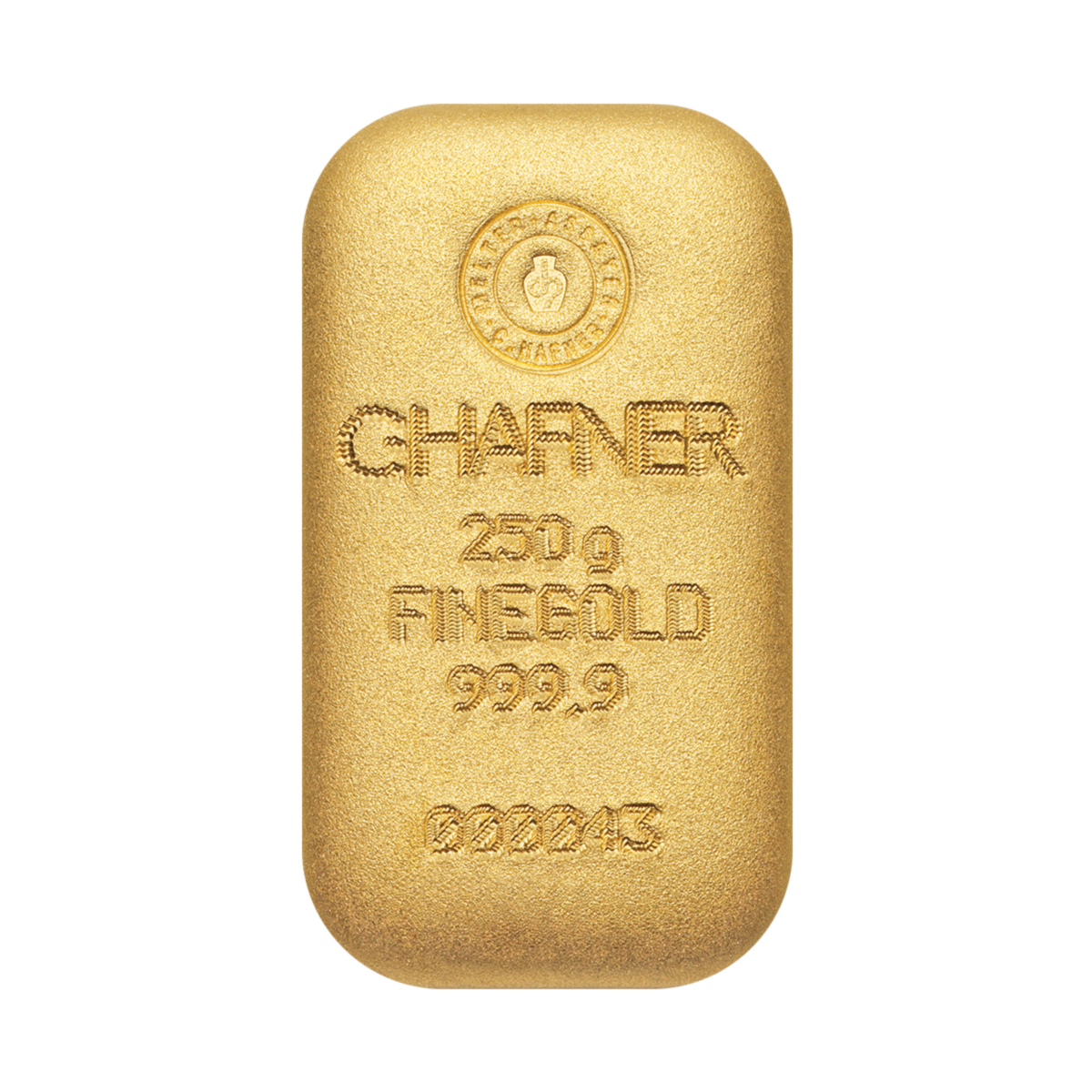 250 g Goldbarren C.Hafner gegossen
