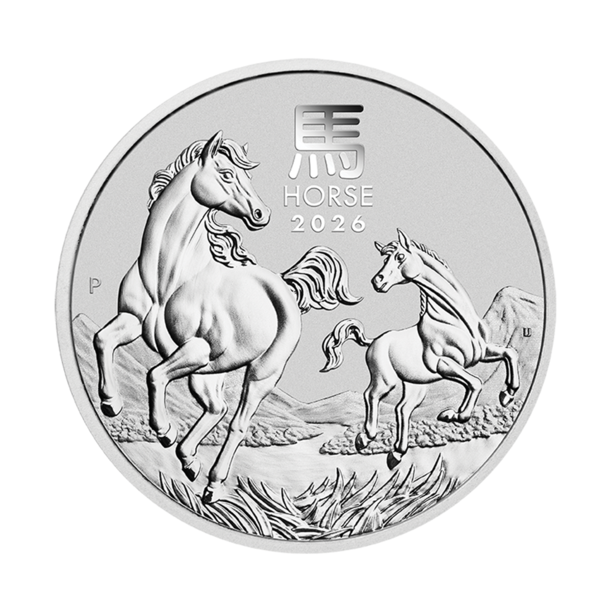 2 oz Lunar Serie Silbermünze